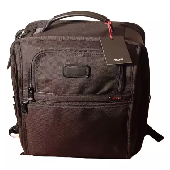 NWT Tumi Packing Backpack 2 - Way Opening in Black $675.