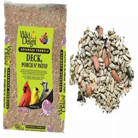  Deck, Porch N' Patio No Waste Bird Food 5 lb Standard Packaging