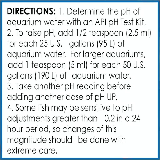 API pH UP Aquarium pH Treatment 16 Ounces