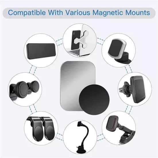 Thin Metal Plate Disk for Magnetic Car Phone Holder Iron Sheet Sticker Disk for 