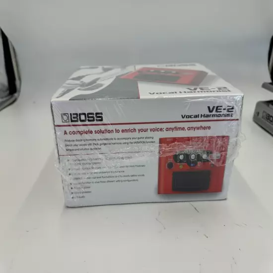 Boss VE-2 Vocal Harmonist Effects Pedal Brand New in Box Express Shipping New