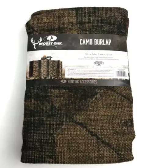 Mossy Oak Camo Burlap Camouflage Blind by Break-Up Country 12ft x 54in