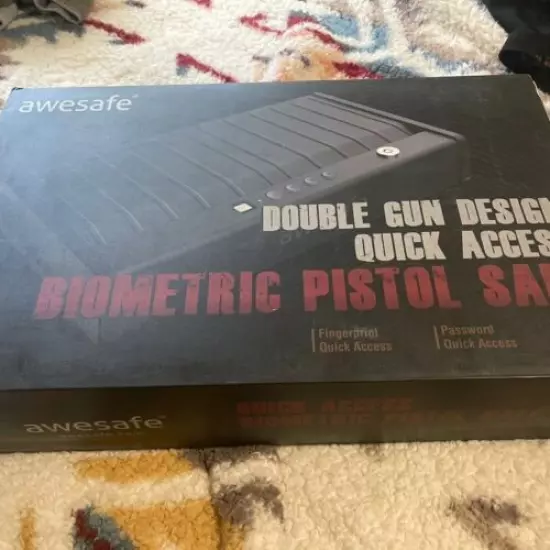 awesafe Biometric Lock Gun Safe - Black