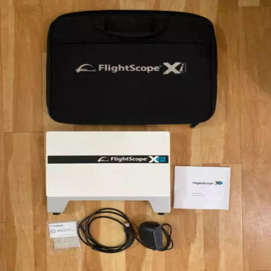 Flightscope Xi+ Plus Launch Monitor Golf Ball Tracking Simulator