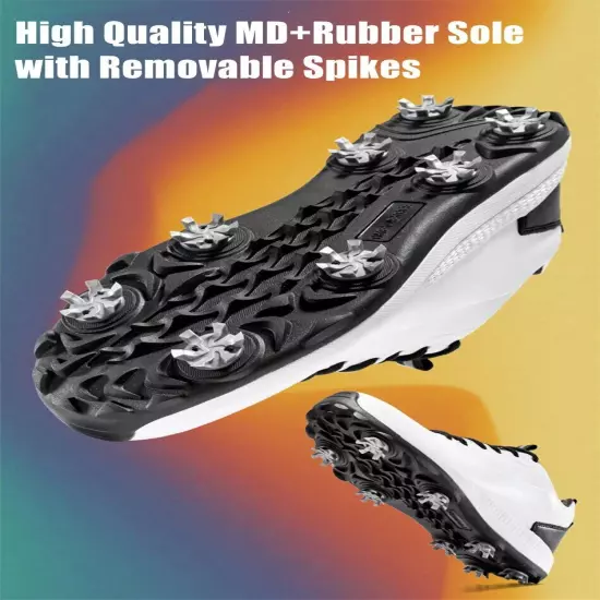 Hot Sale Professional Non-Slip Golf Shoes Men's Waterproof Golf Spikes Sneakers