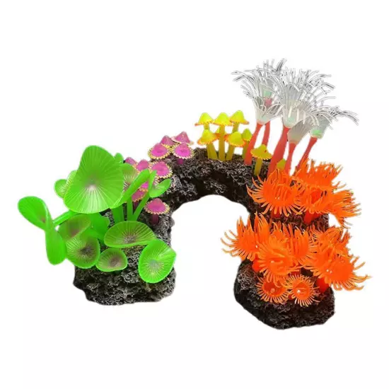 Simulated Silicone Coral Fish Tank Landscape Decoration V8N8