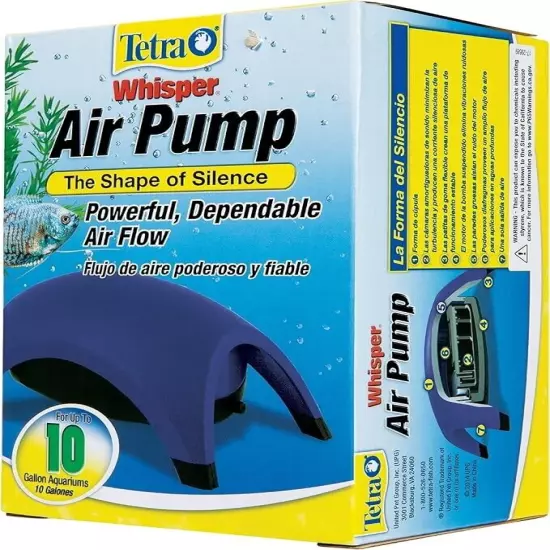 Tetra Whisper Air Pump, for Aquariums, Powerful Airflow, USA FREE SHIPPING