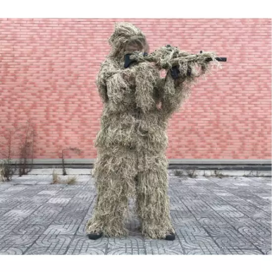 3DGhillie Suit CS Snipe Tactical Camouflage Clothing Hunting Birding Clothes