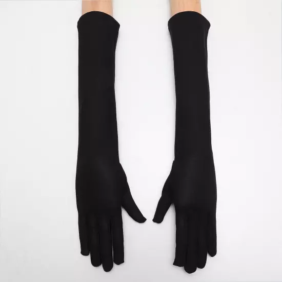 Womens Gloves Long Claw Decor Nails Props Witch Show Vampire Cosplay 1 Pair New