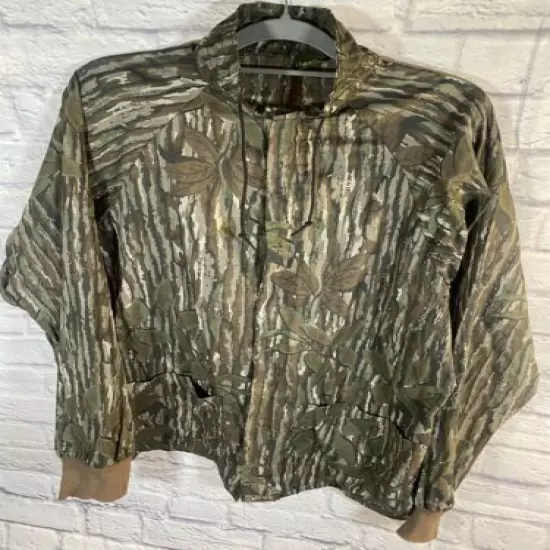 Mens Spartan Realtree Jacket Camo Sheer Zip Lightweight Sheer Hunting Size L