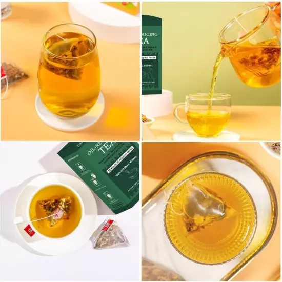 Oil-Reducing Tea-10 Herbal with Excellent Formula, Oil Cleansing Tea for Liver