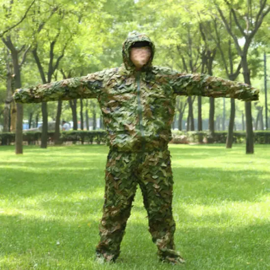 3D LEAF CAMOUFLAGE GHILLIE SUIT