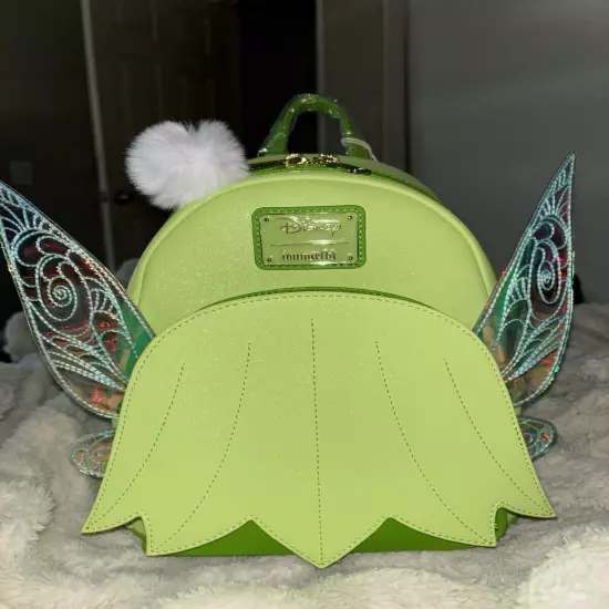 Loungefly Disney Peter Pan Tinker Bell Figural Glow-in-the Dark Mini Backpack