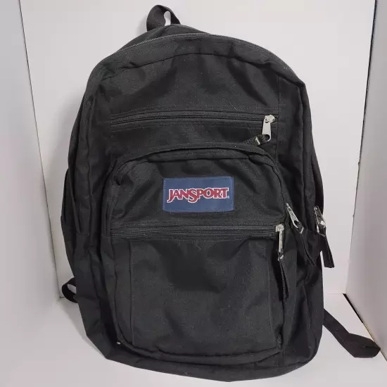 JanSport Big Student Backpack (Black/Grey) TDN7