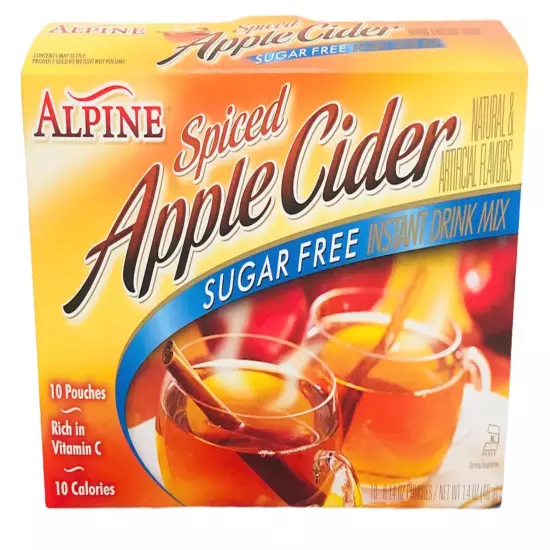 Alpine Sugar-Free Spiced Apple Cider Mix - PACK OF 8