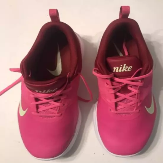 Nike Akamai Womens Golf Shoes Size 7 818732 600 Pink & White Excellent