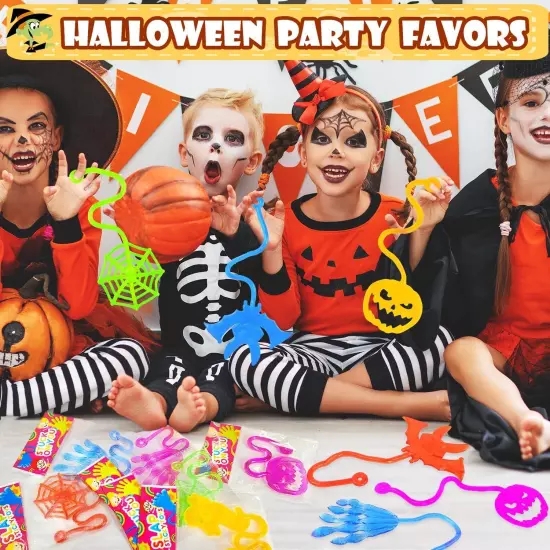 Halloween Treats Non Candy Goodie Bag Stuffer Fillers for Kids 48 PCS,Bulk... 