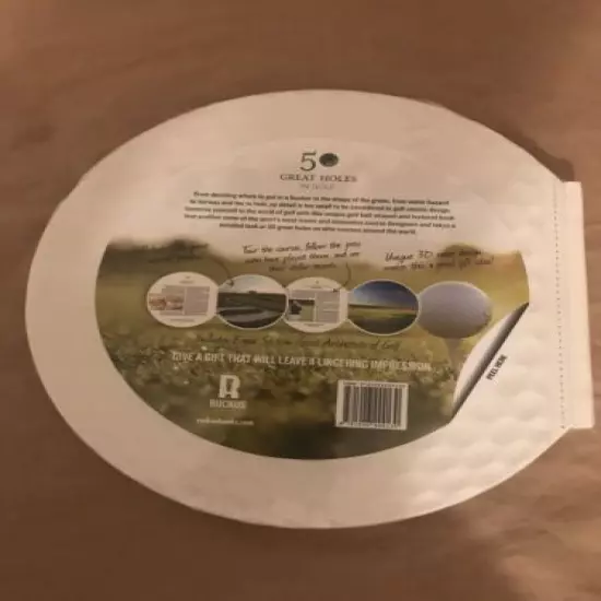 50 Great Holes in Golf Book [Hardcover, 2015] Ruckus Sports - New in plastic