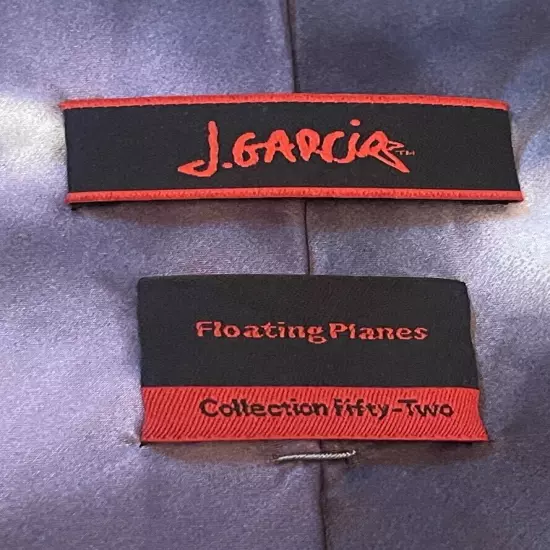 J. Garcia Floating Planes Collection Fifty Two 100% Silk Made In China