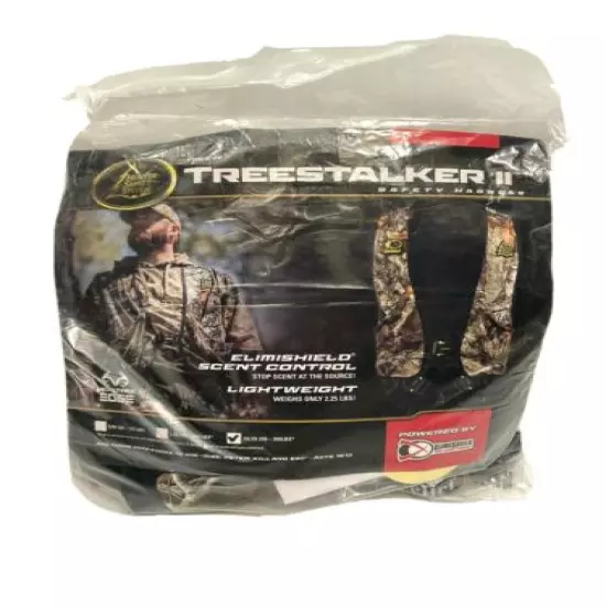 Hunter Safety System Treestalker II Harness 2X 3X Realtree Edge Elimishield 