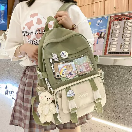 Women Backpack School Bag Teenager Girl Student Bookbag Laptop Travel Bagpack