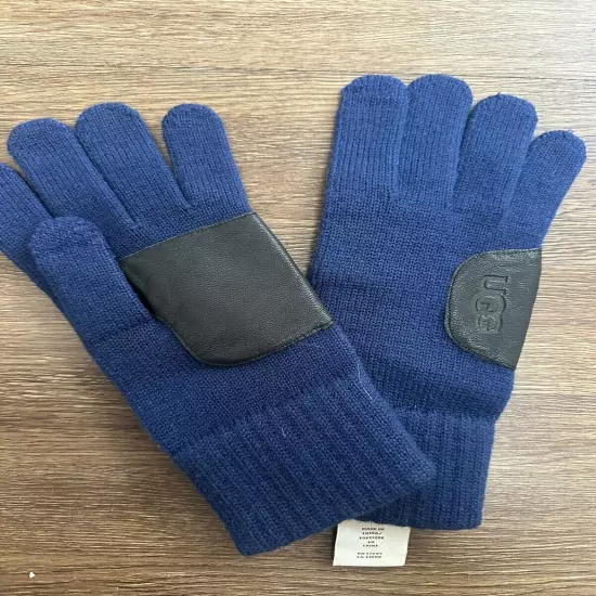 Ugg Knit And Leather Gloves