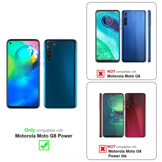 3x Fullcover Tempered Glass for Motorola MOTO G8 POWER Screen Protection Film