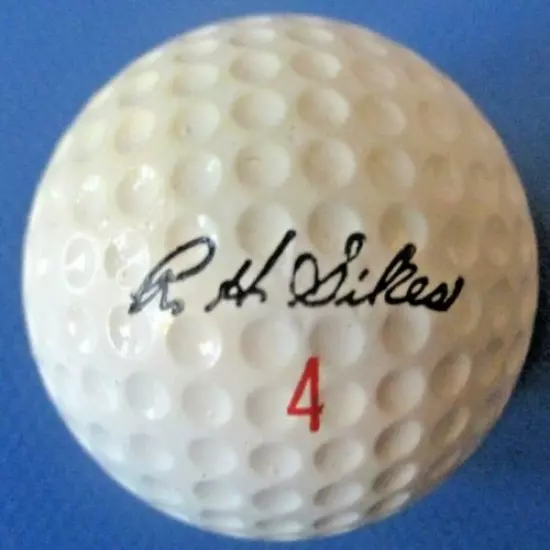 vtg rare - R.H. SIKES - Signature Golf Ball - Ajay - New, Old Stock