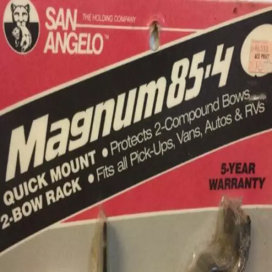 Quick Mount 2 Compound Bow Pick Up Rack NOS Magnum 85-4 San Angelo Made USA