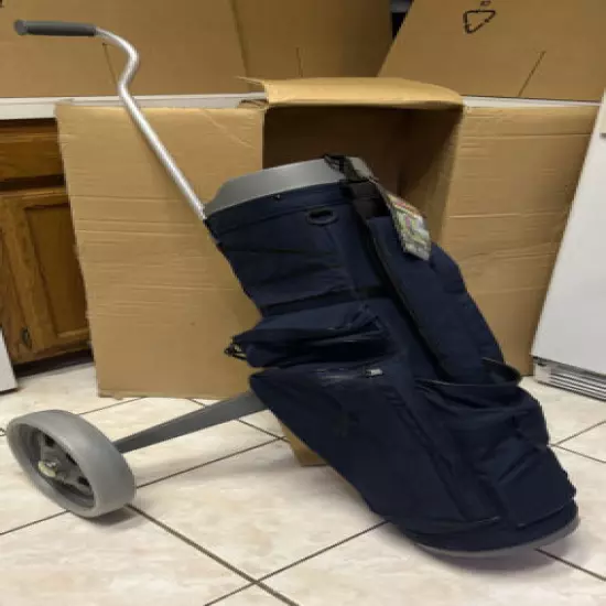 The “Mitigator” Compact Golf Bag & Pull/Push Cart All In One Golf Cart Bag