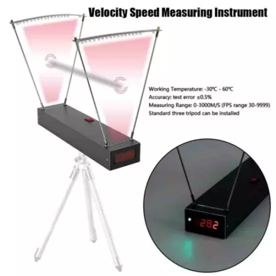 Velocity Speed Measuring Instruments Slingshot Bow Meter Chronograph For Shoots