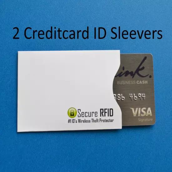 Secure RFID Blocking Sleeves Credit Cards Passports Protector Shield Holders