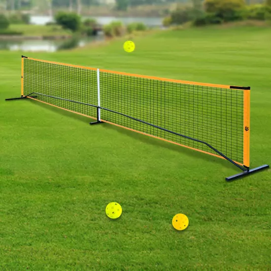 22ft Portable Pickleballs Set Backyard Park Sports Tennis Pickleball Net Paddle 