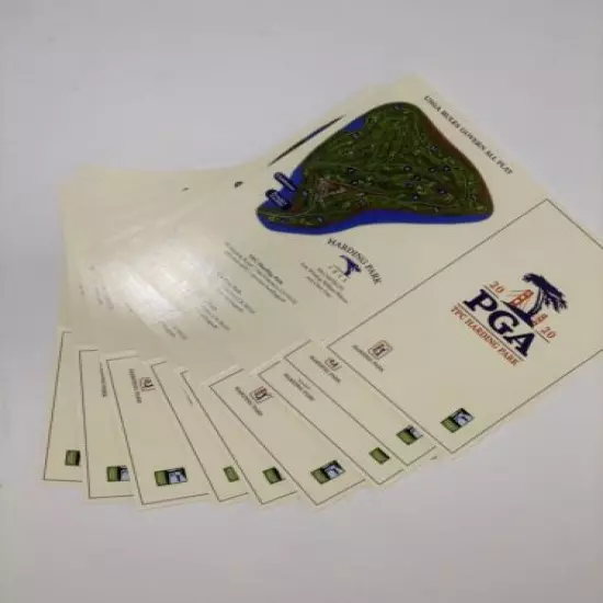 NEW TPC Harding Park scorecard golf course PGA Championship 2020 (Lot of 10)