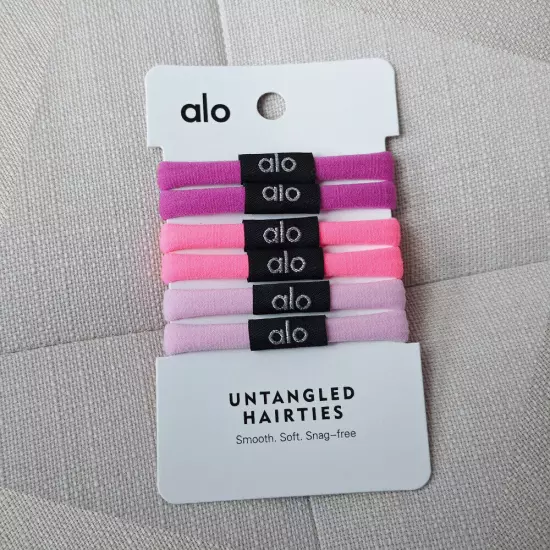 6-PACK AloYoga UNTANGLED HAIR TIE For Women/Girls Gift