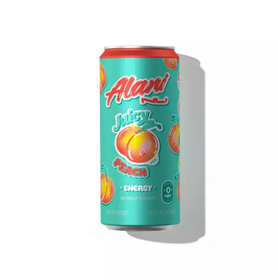 Alani Nu RARE Juicy Peach Energy Drink / Pre-Workout 24-Pack Full Size Cans!