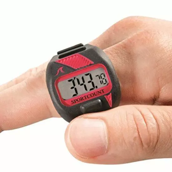 SportCount Chrono 200 Lap Counter & Timer (90002 Red) 