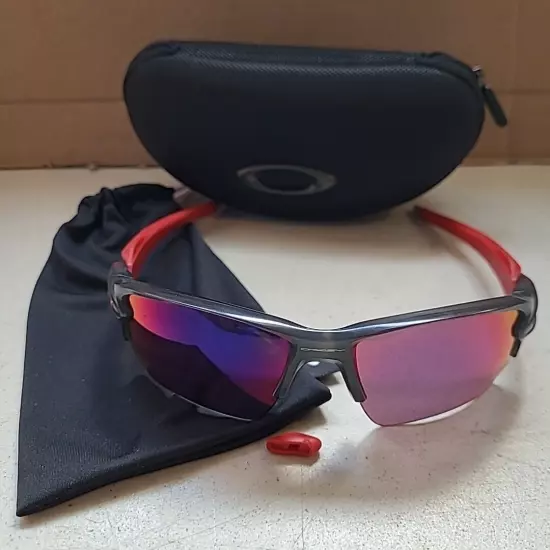 Oakley Flak 2.0 XL Red Prizm Polarized Deep Water Lens Sunglasses OO9188-04