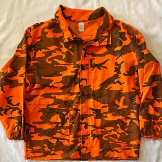 THE CAMO CLAN Blaze Orange (4) piece set Jacket Pants Hat Gloves XL