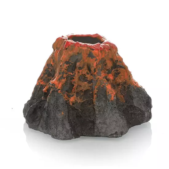 Fish Tank Oxygen Mini Artificial Resin Simulated Volcano Landscape Or