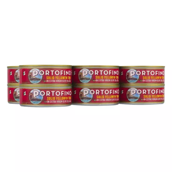 Portofino Solid Yellowfin Tuna In Extra Virgin Olive Oil - 4.5oz Can Pack of 12