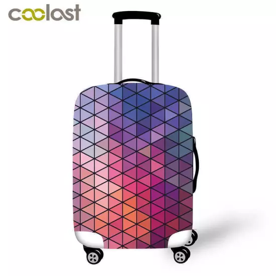 Colorful Luggage Suitcase Protector Cover Elastic Anti- Dust Scratch Case Bag