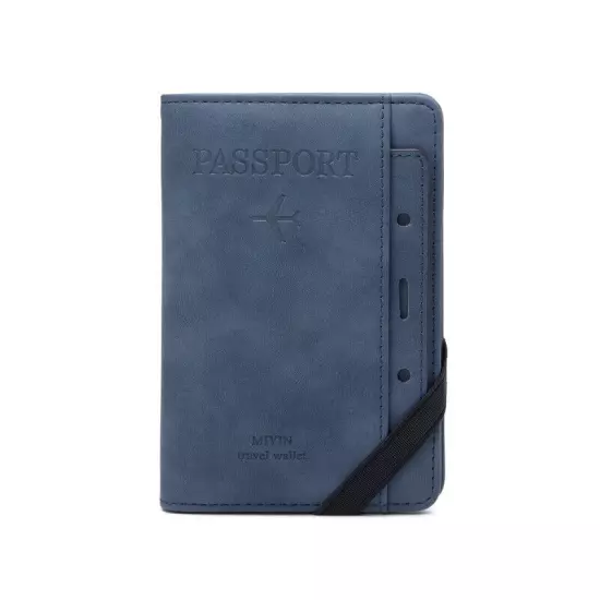 Passport Holder Cover with Card Slot Wallet Case Travel Must Have RFID Blocking