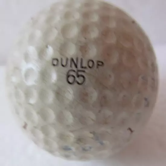 HARRY BRADSHAW AUTOGRAPHED DUNLOP 65 GOLF BALL DATED 1957