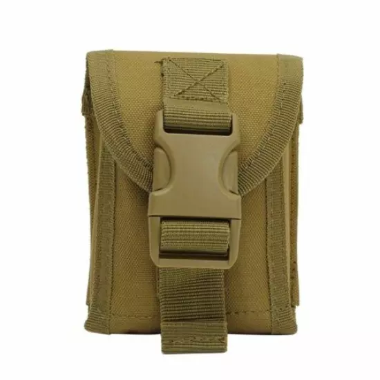 Tactical Molle Pouch Military Waist Pack Mobile Phone Case + Nylon Combat Belt