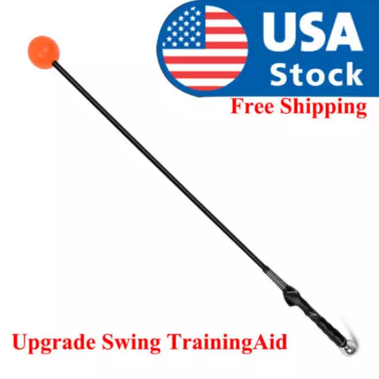 40-46" Upgrade Golf Swing Trainer Aid Flex Tempo Training Whip Flexibility