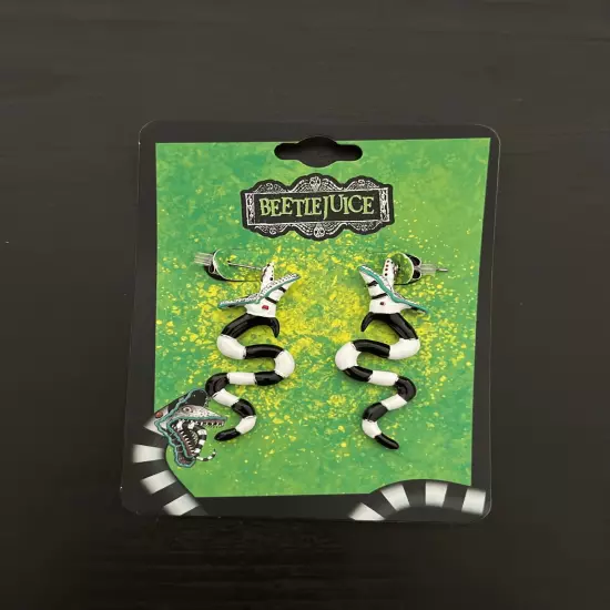 Beetlejuice Sandworm Bite Stud Earrings