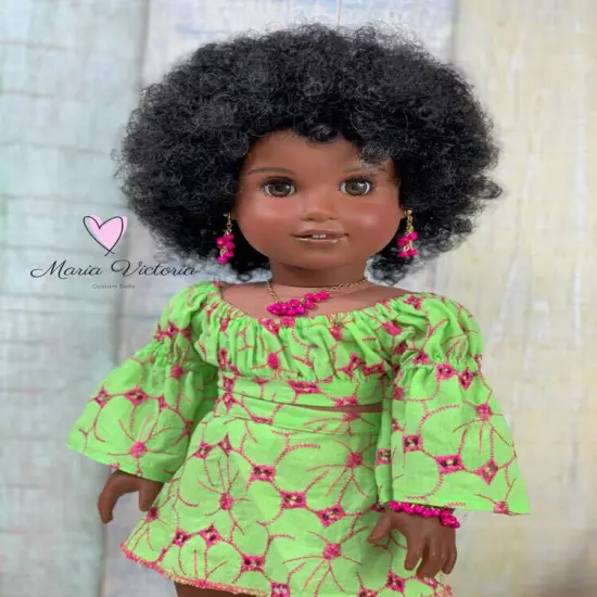 Whitney in Black 11-12” Wig for American Girl & 18" Dolls