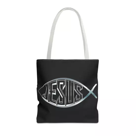 Tote Bag (AOP) - Jesus Fish