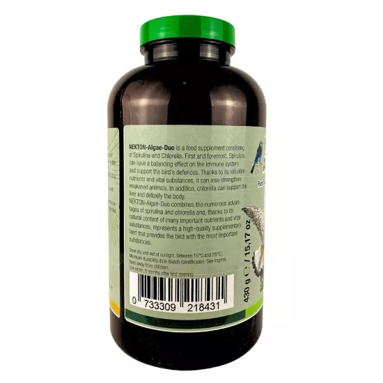 Nekton Algae-Duo pure Spirulina and chlorella for birds